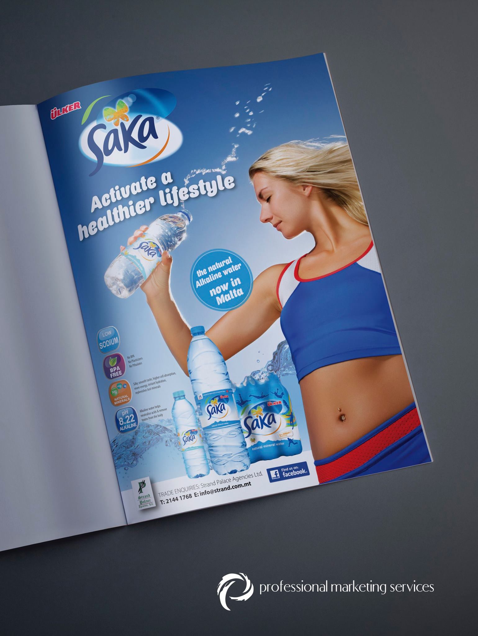Ulker Saka Water Full Page Advert Ulker Saka Water Full Page Advert