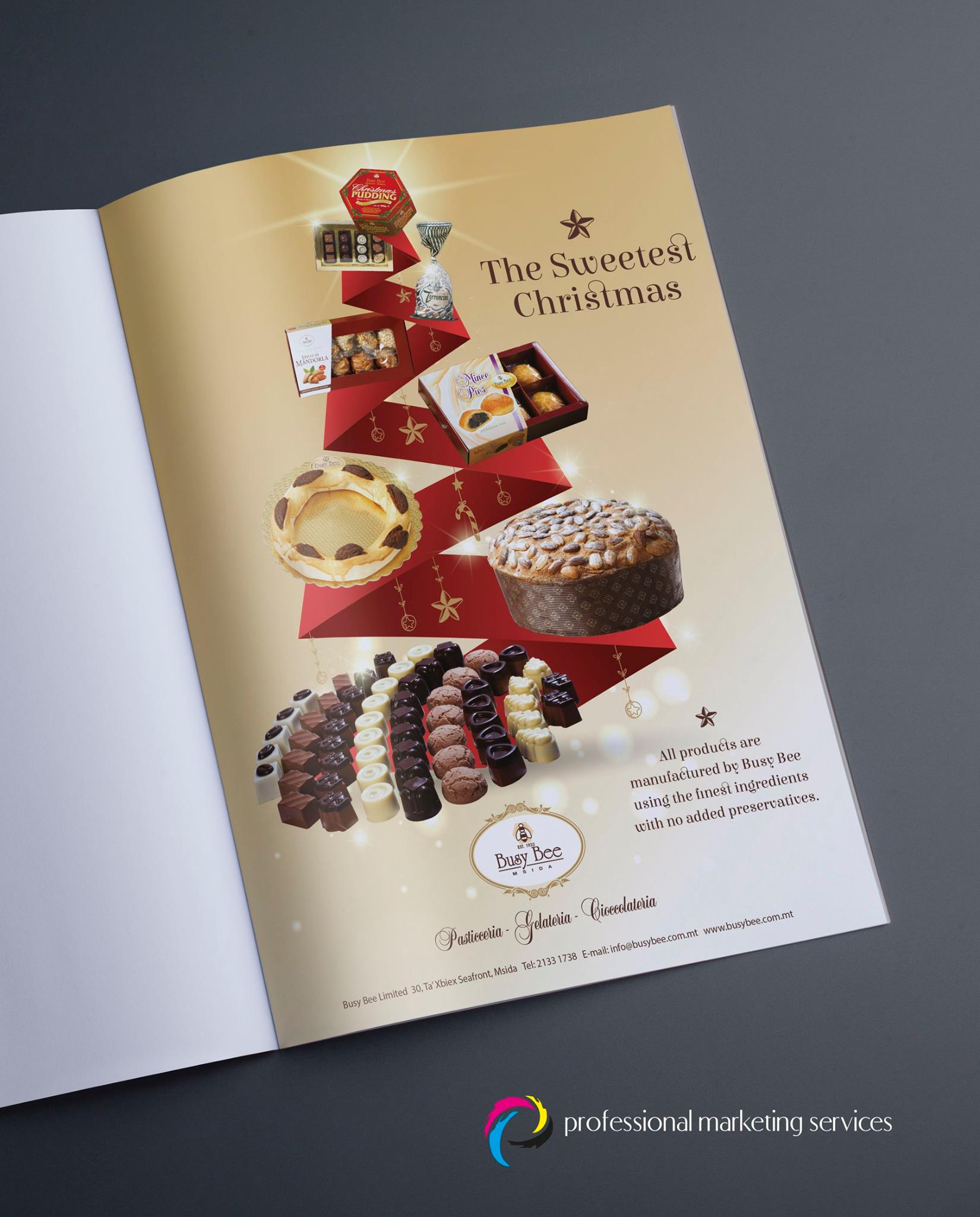Busy Bee Christmas Advert Busy Bee Christmas Advert