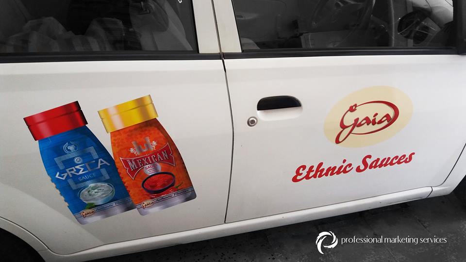 GAIA High quality and durable vehicle signage GAIA High quality and durable vehicle signage
