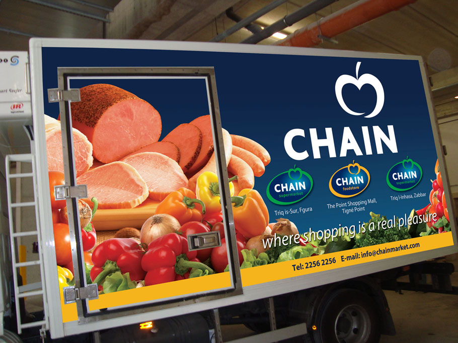 Chain Truck Signage Chain Truck Signage