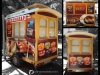 British Premium Sausages promotional kiosk wrapping